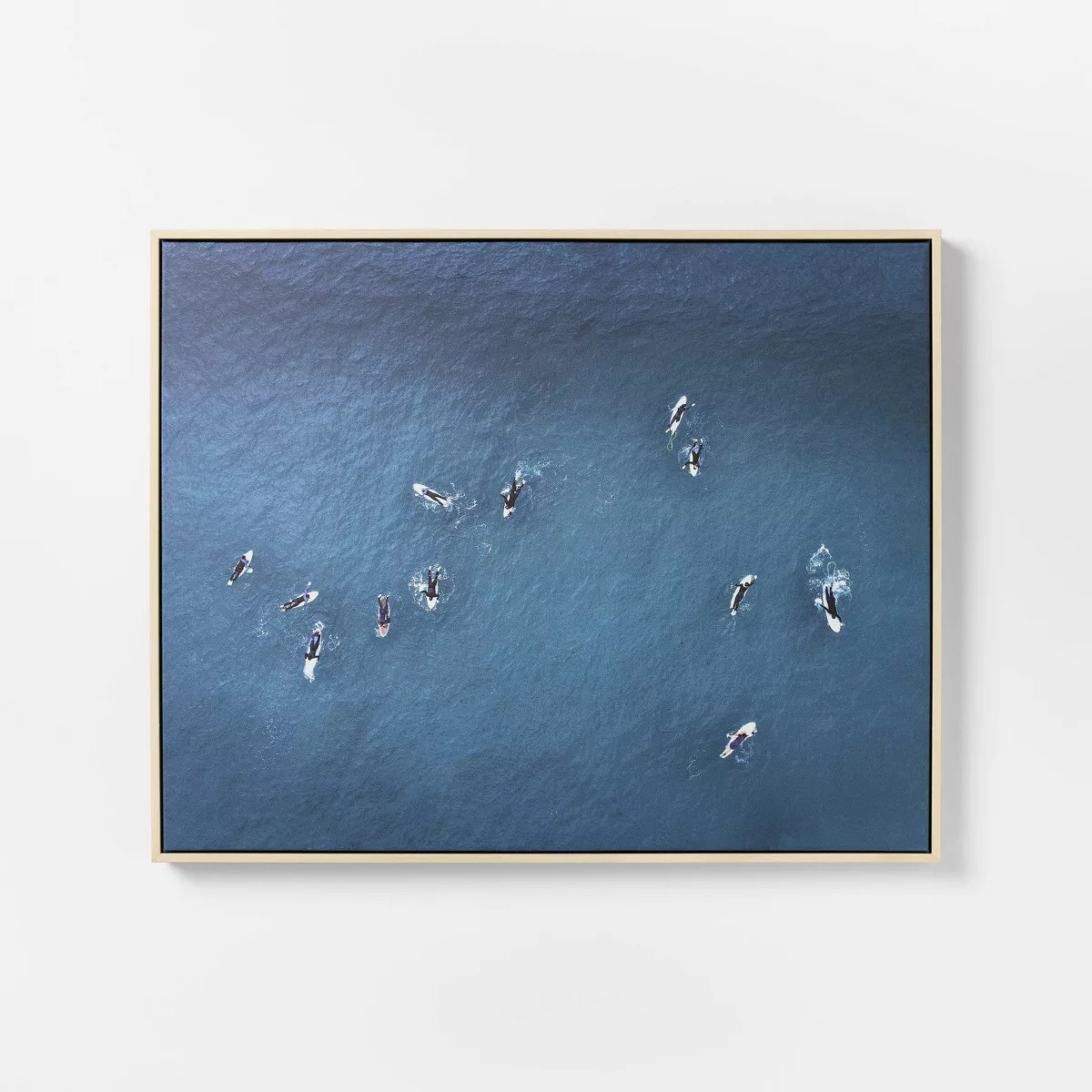 24"x30" Ocean Surf Framed Canvas - Threshold™ designed with Studio McGee | Target