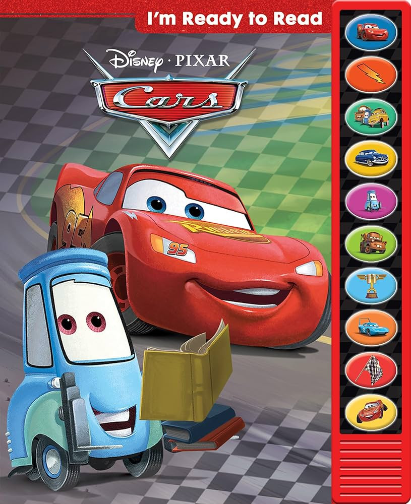 Disney Pixar Cars - I'm Ready to Read with Lightning McQueen - Play-a-Sound - PI Kids | Amazon (US)