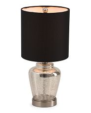 19in Mercury Glass Table Lamp | Marshalls