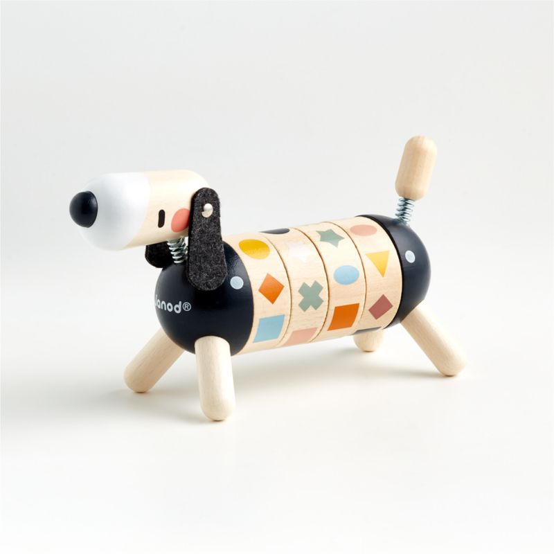 Janod Wooden Shapes and Colors Dog + Reviews | Crate & Kids | Crate & Barrel