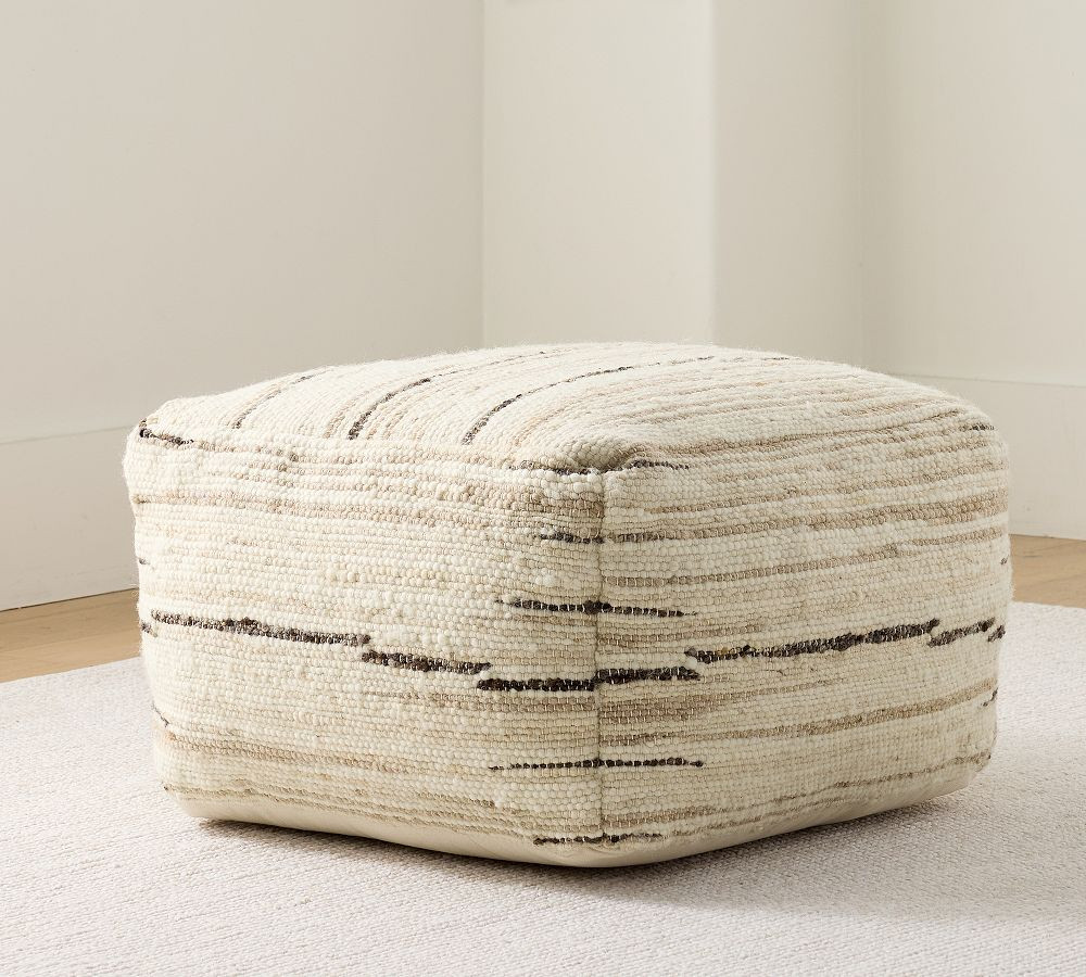 Textured Pouf | Pottery Barn (US)