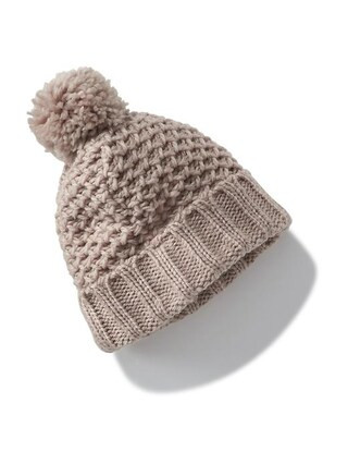 Honeycomb-Knit Pom-Pom Hat For Toddler | Old Navy US