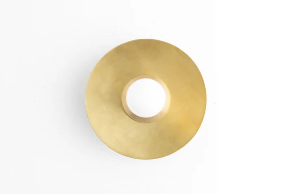 Minimalist Lighting  Natural Brass Light  Matte Black Light - Etsy | Etsy (US)