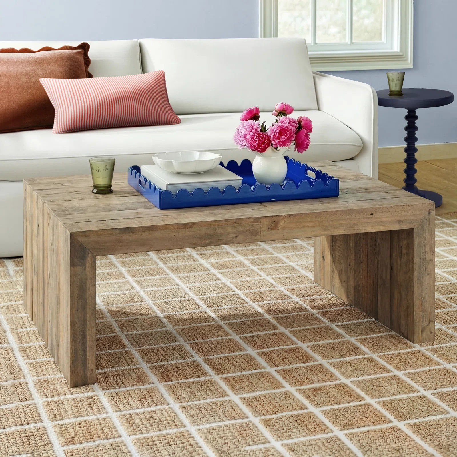 Franconia Solid Wood Sled Coffee Table | Birch Lane