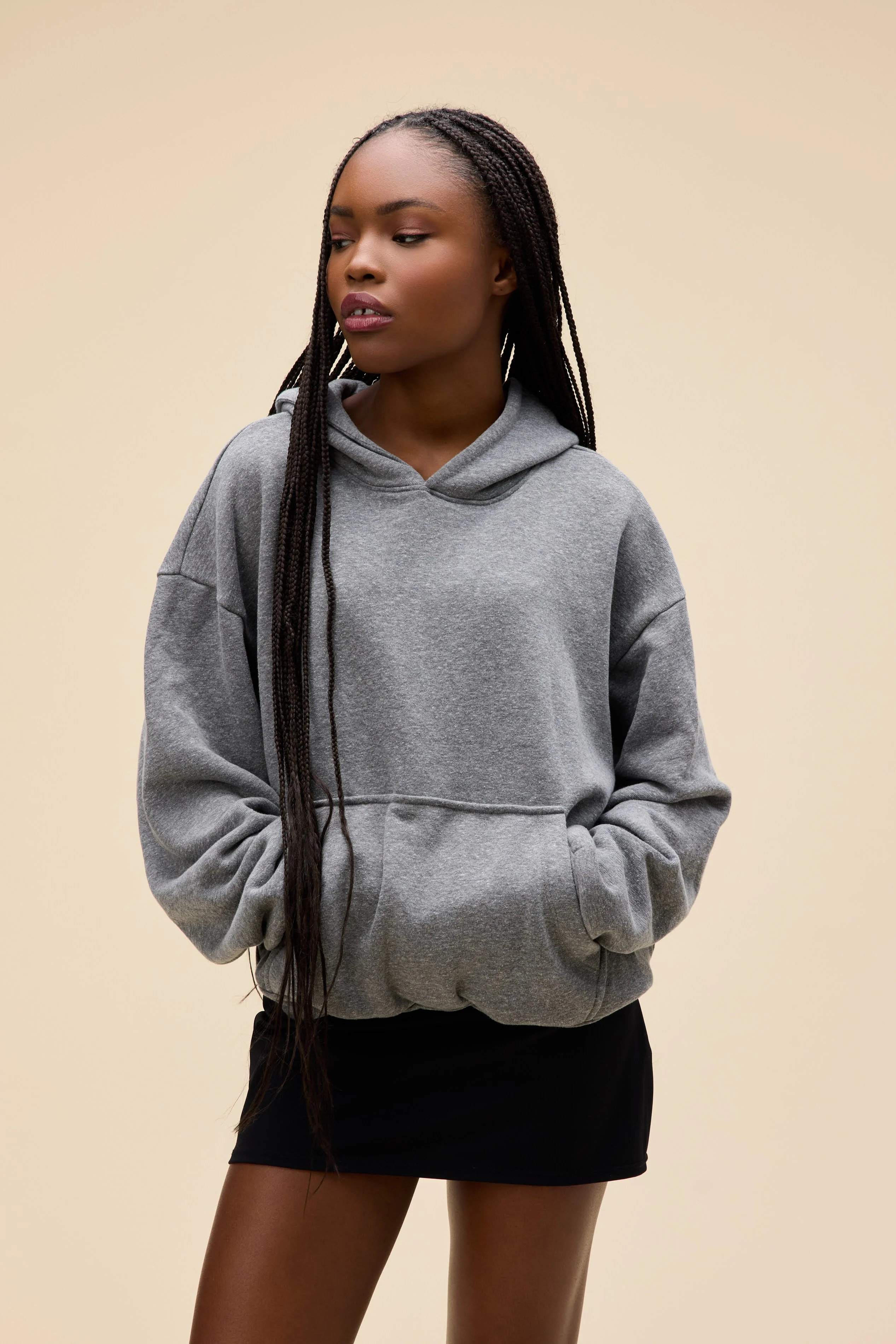 Solid Oversized Hoodie | Daydreamer