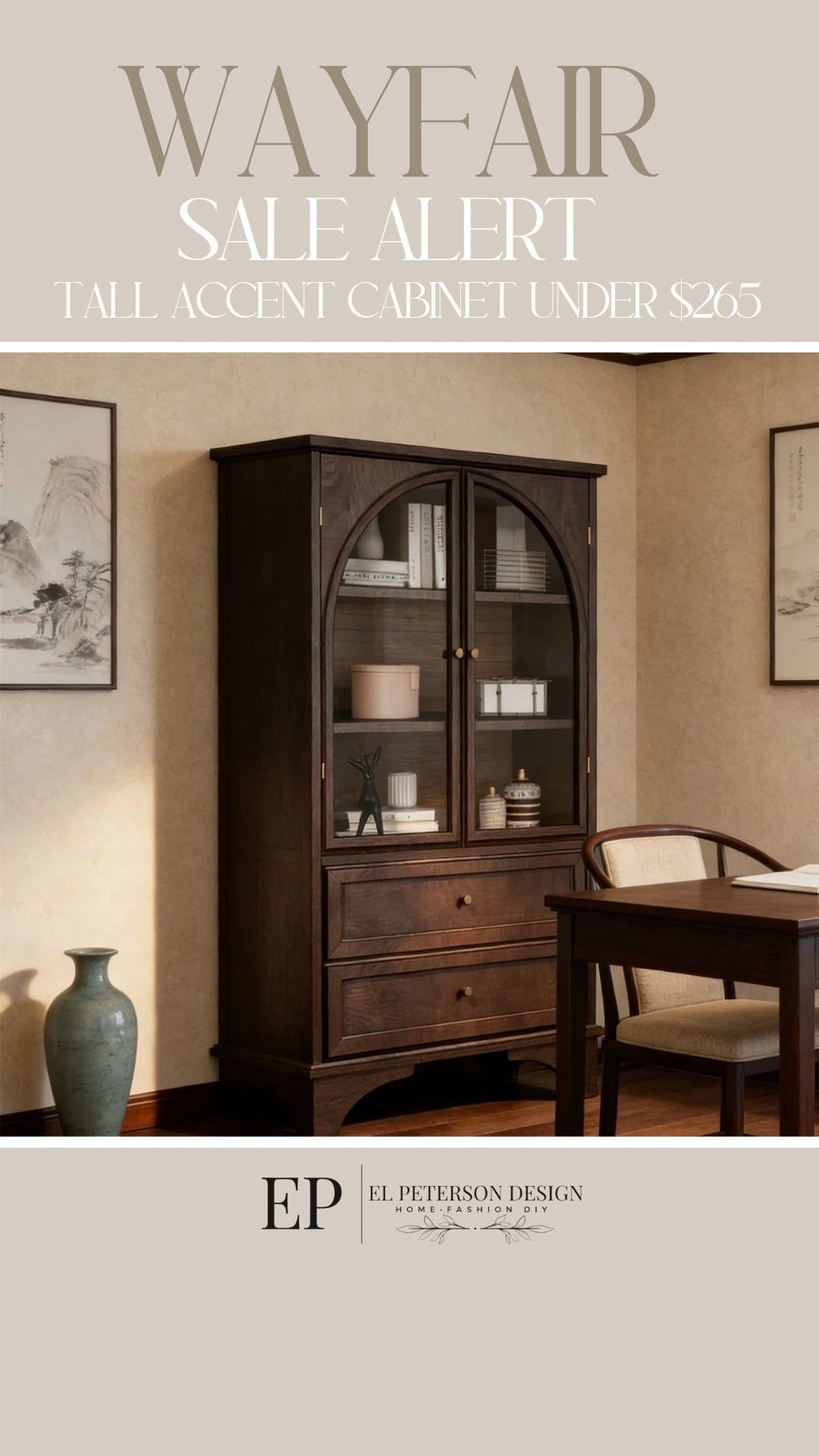 Wayfair 
Sale Alert
How beautiful is this accent cabinet under $265

#LTKSaleAlert #LTKHome