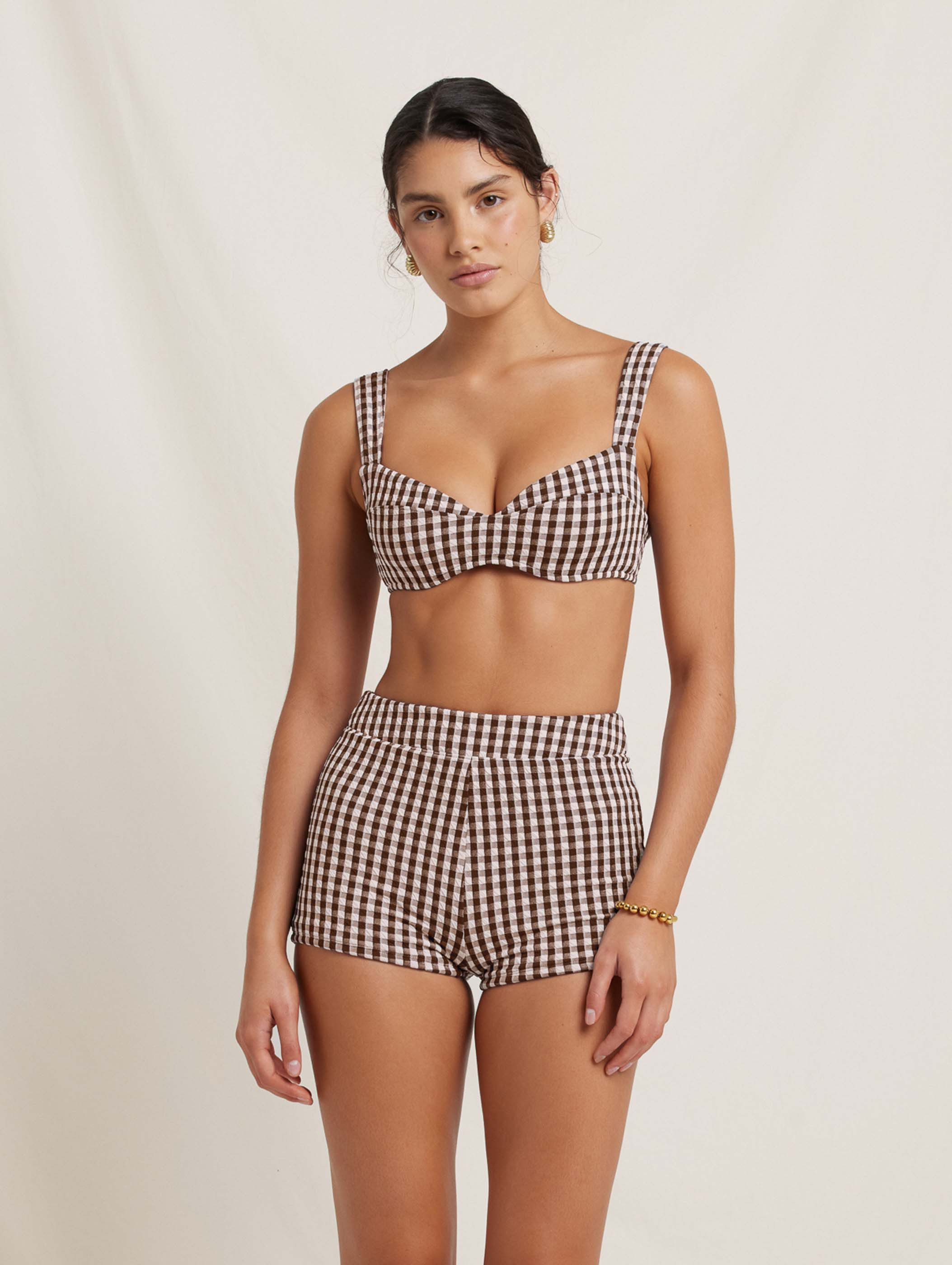 Essential Crop | Peony Swimwear