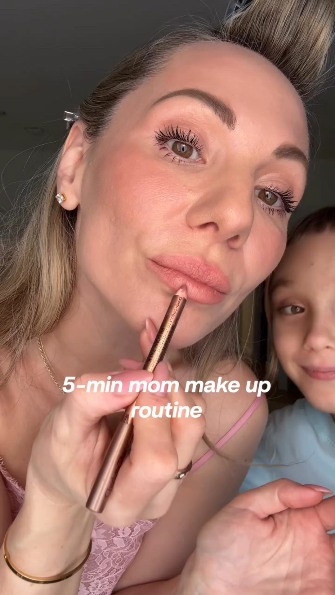 5 -min mom makeup routine. My everyday go to make up 

Concealer @lancomeofficial 
Tinted serum @iliabeauty 
Eye brow pencil @rarebeauty 
Cheeks and lips @rhode 
Lip pencil @charlottetilbury pillow talk 
Parfume @chanelofficial chance 

#Makeupnomakeup #skincare #grwm #contentcreator #ugc #quickmakeup 

#LTKgrwm #LTKOver40 #LTKBeauty