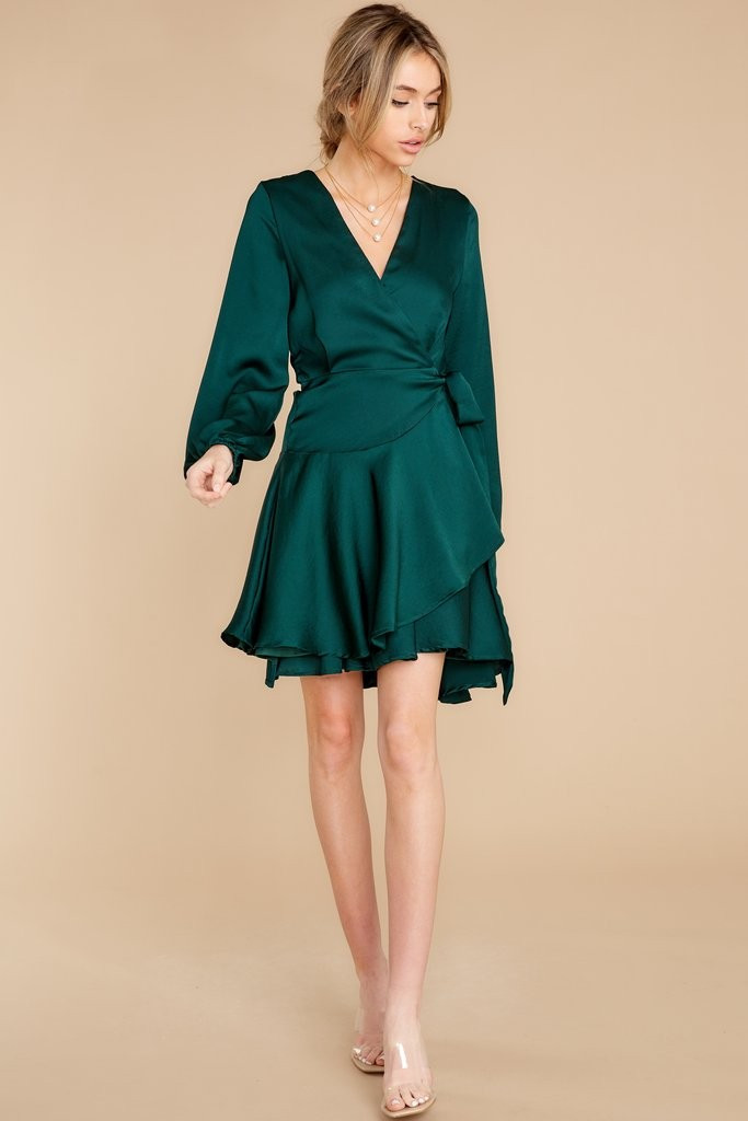 Dancing With You Hunter Green Dress | Red Dress 
