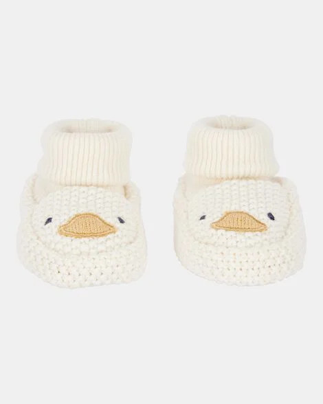 Carter's Baby Boys Duck Crochet Booties - Yellow NB-3M Yellow | Carter's Inc