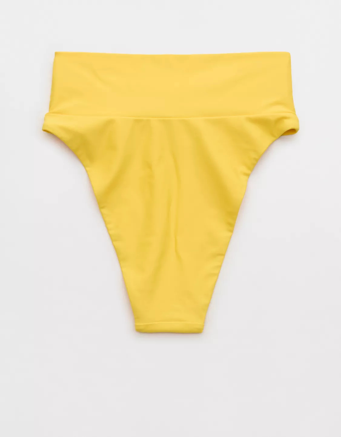 Aerie High Cut Ruched Cheeky Bikini Bottom | Aerie