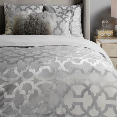 Edessa Bedding - Silver Covers Dealsfordays sale alert target sales home finds luxe home design | Z Gallerie