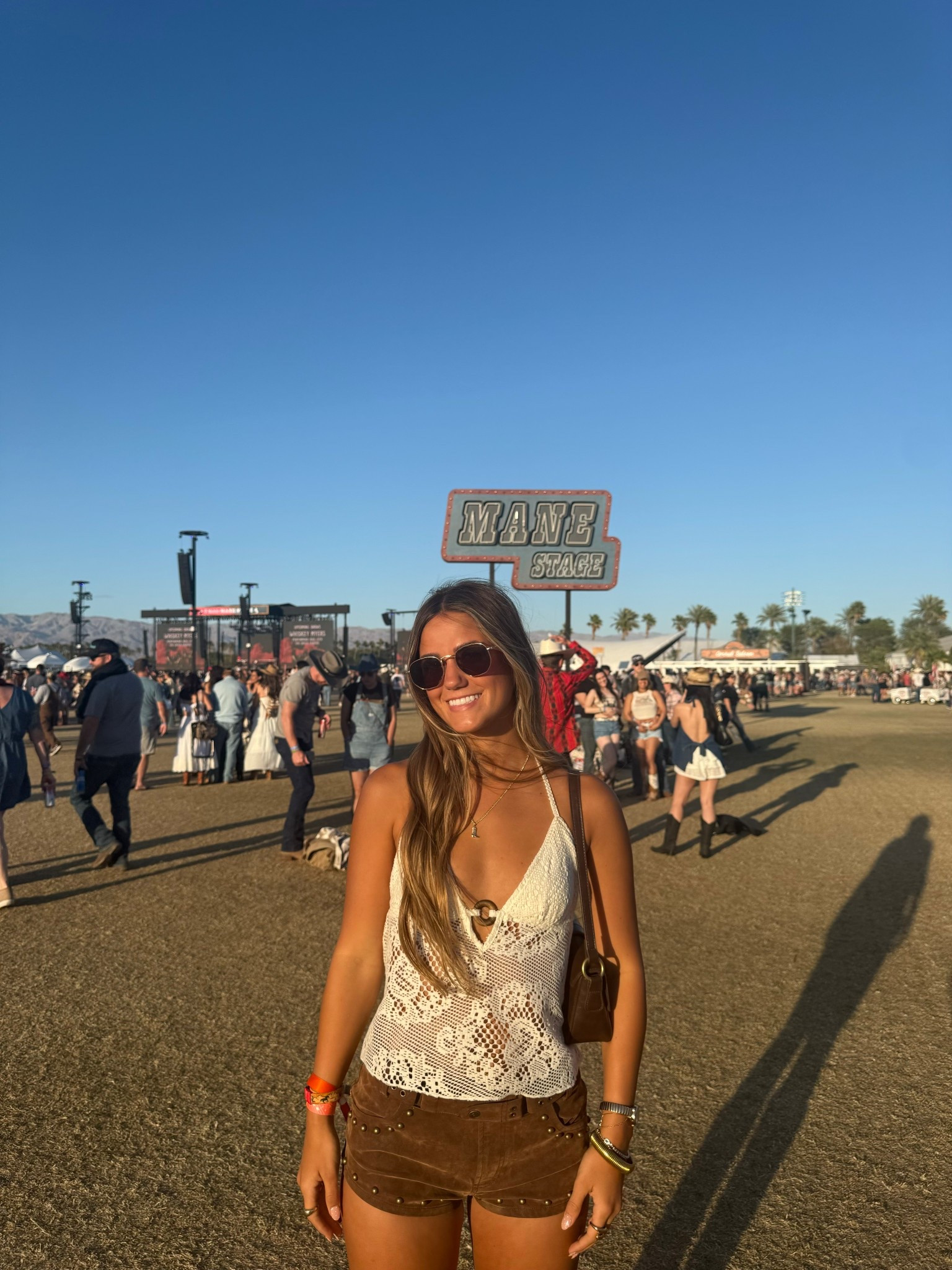 Country concert outfit!! Wearing US 2 in shorts and small top!