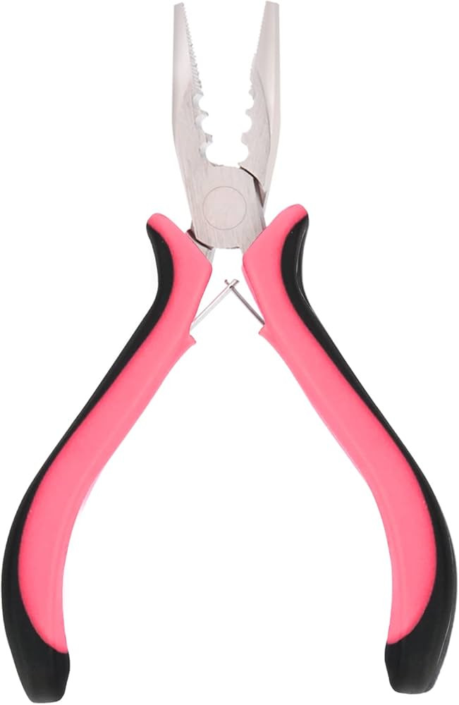 3 Holes Mini Plier For Micro Nano Ring Hair Extensions opener and Removal Tool | Amazon (US)
