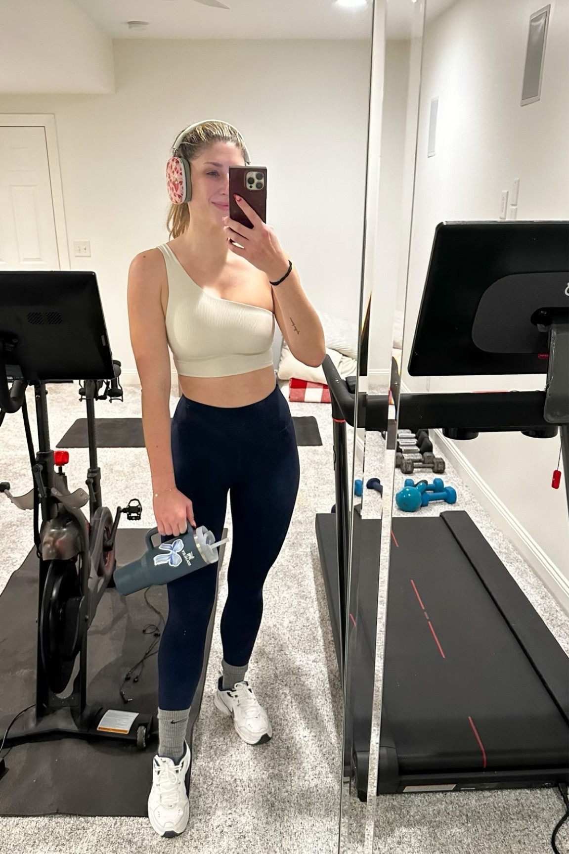 Today’s workout ootd! Dad sneaks, socks are Nike, Lululemon outfit, Stanley & AirPods 

#LTKshoecrush #LTKSeasonal #LTKfitness