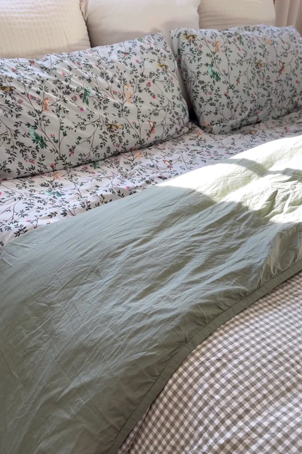 My new favorite duvet! This lovely olive green gingham duvet and sham set is exactly what I’ve been looking for. It has that lovely cottagey feel, and is so cozy and soft 

#LTKHome
