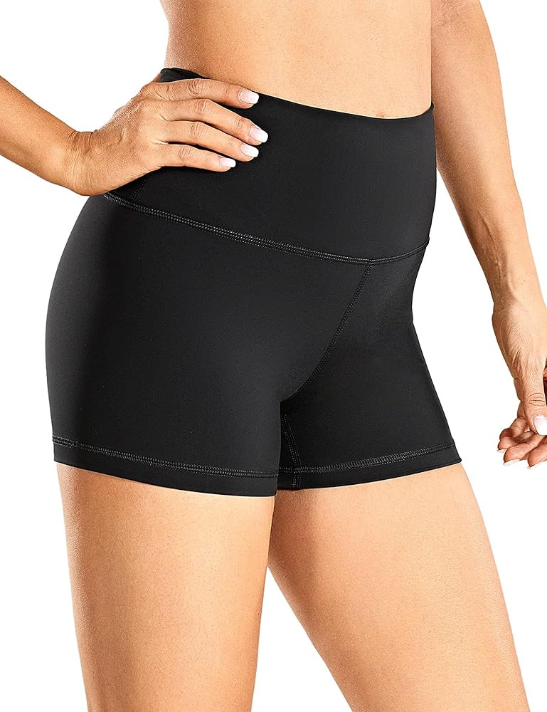 CRZ YOGA Women's Naked Feeling Biker Shorts - 3" / 4" / 6" High Waist Yoga Workout Running Shorts | Amazon (US)