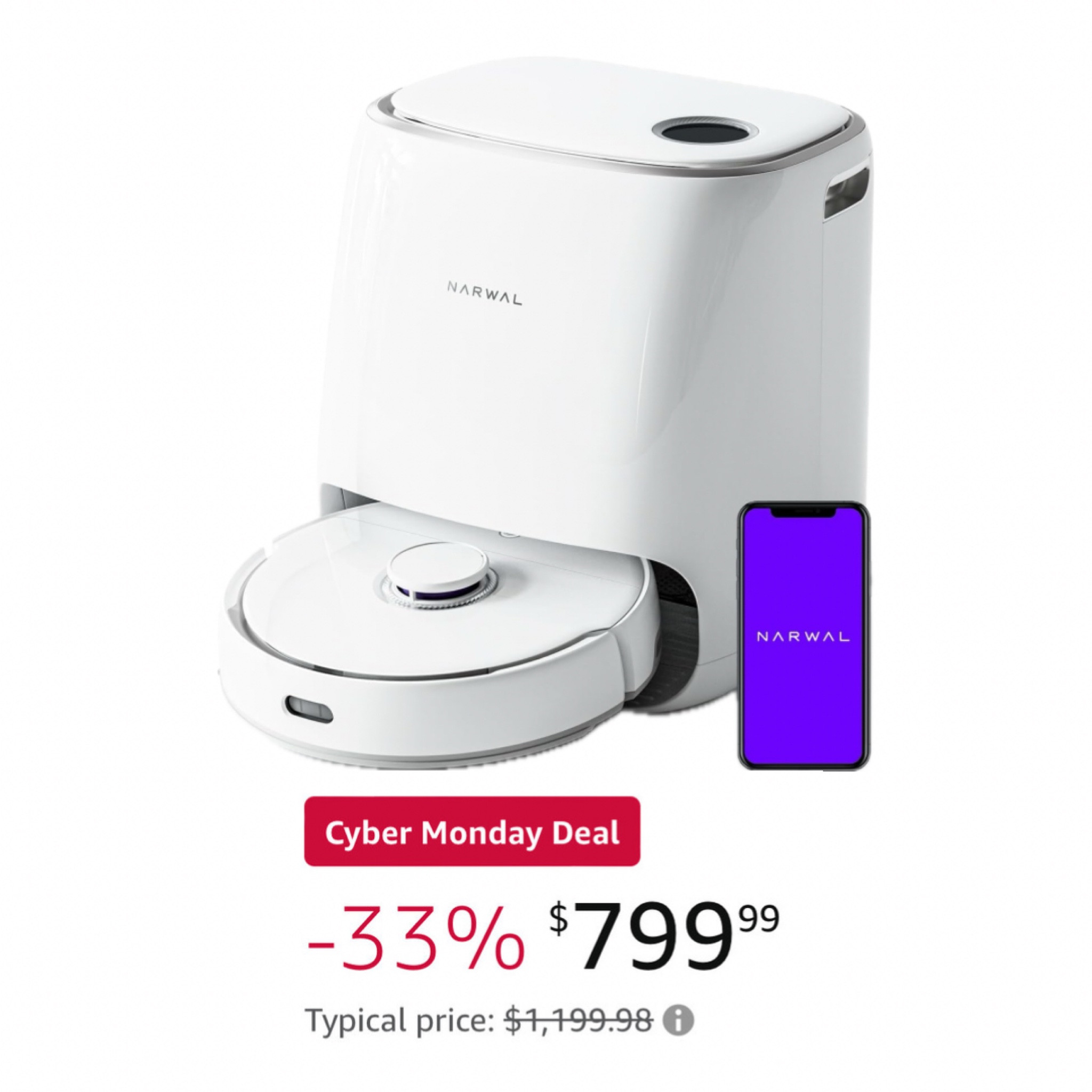 Narwal Freo Robot Vacuum and Mop Comb, Washing & Drying, Dirt Sense Ultra Clean, 


#LTKhome #LTKCyberWeek