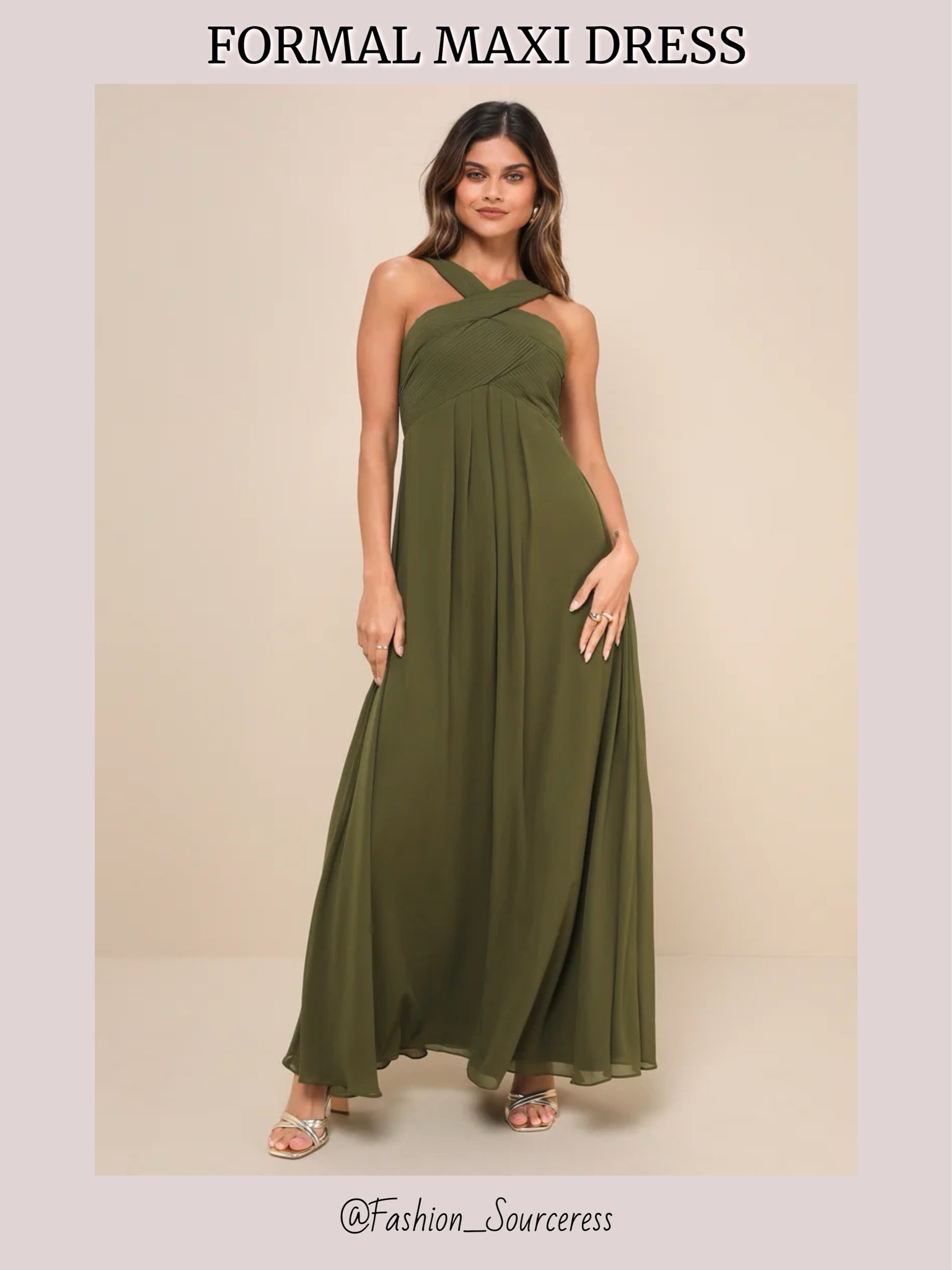 knee length dresses for ladies Abbie White Maxi Formal Dress - US 12 main image 1