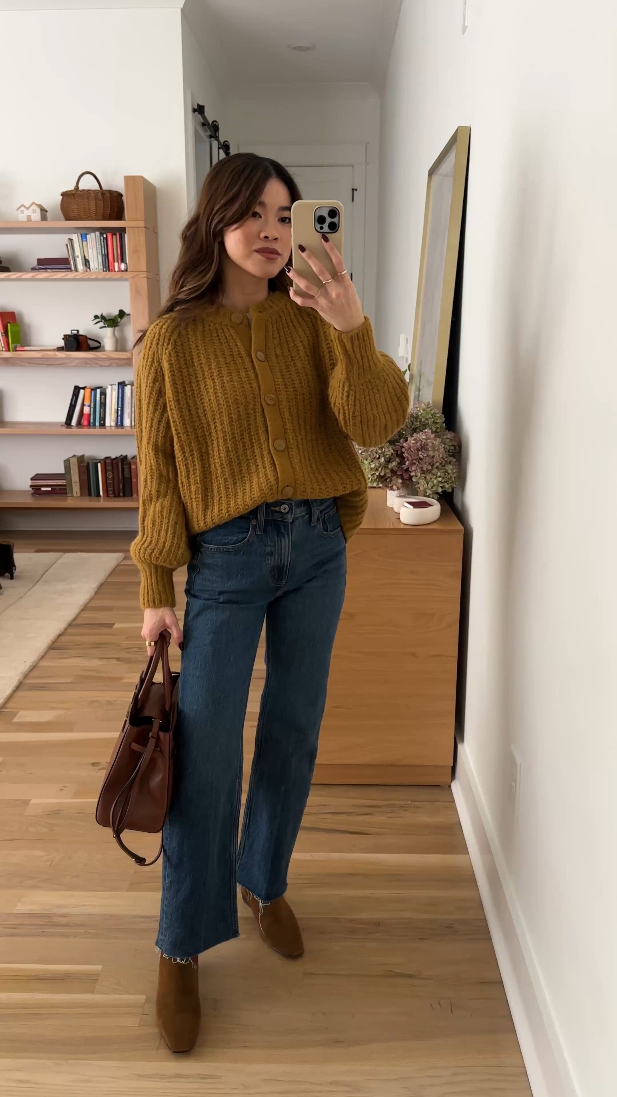 Sizing info: sweater size small, jeans size 23 extra short in dark raw hem! 

petite fashion, get dressed with me, outfit inspiration, ootd, nashville outfit, Nashville influencer, petite style, vacation style, casual outfits, mom style, petite pants, winter dress, winter outfit, winter pants, winter outfit inpso, winter outfit idea, winter top, winter style, winter sweater, cozy sweater, cold weather sweater, cold weather outfit, winter bag, winter purse, denim, jeans, sezane sweater, yellow sweater,  

 

#LTKootd #LTKmomlife #LTKSeasonal