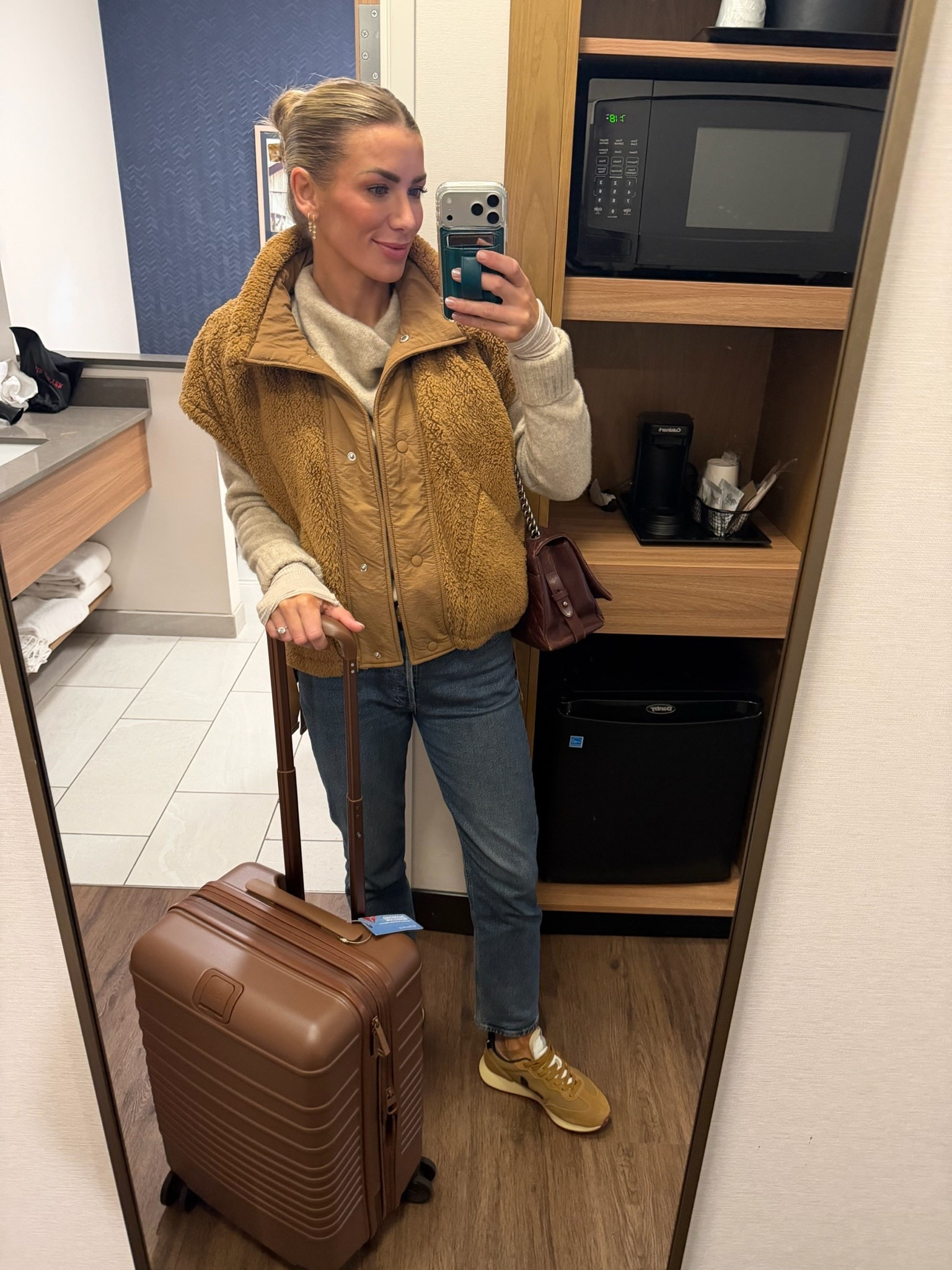 Travel day!! Wearing an XS in the vest!

#LTKTravel