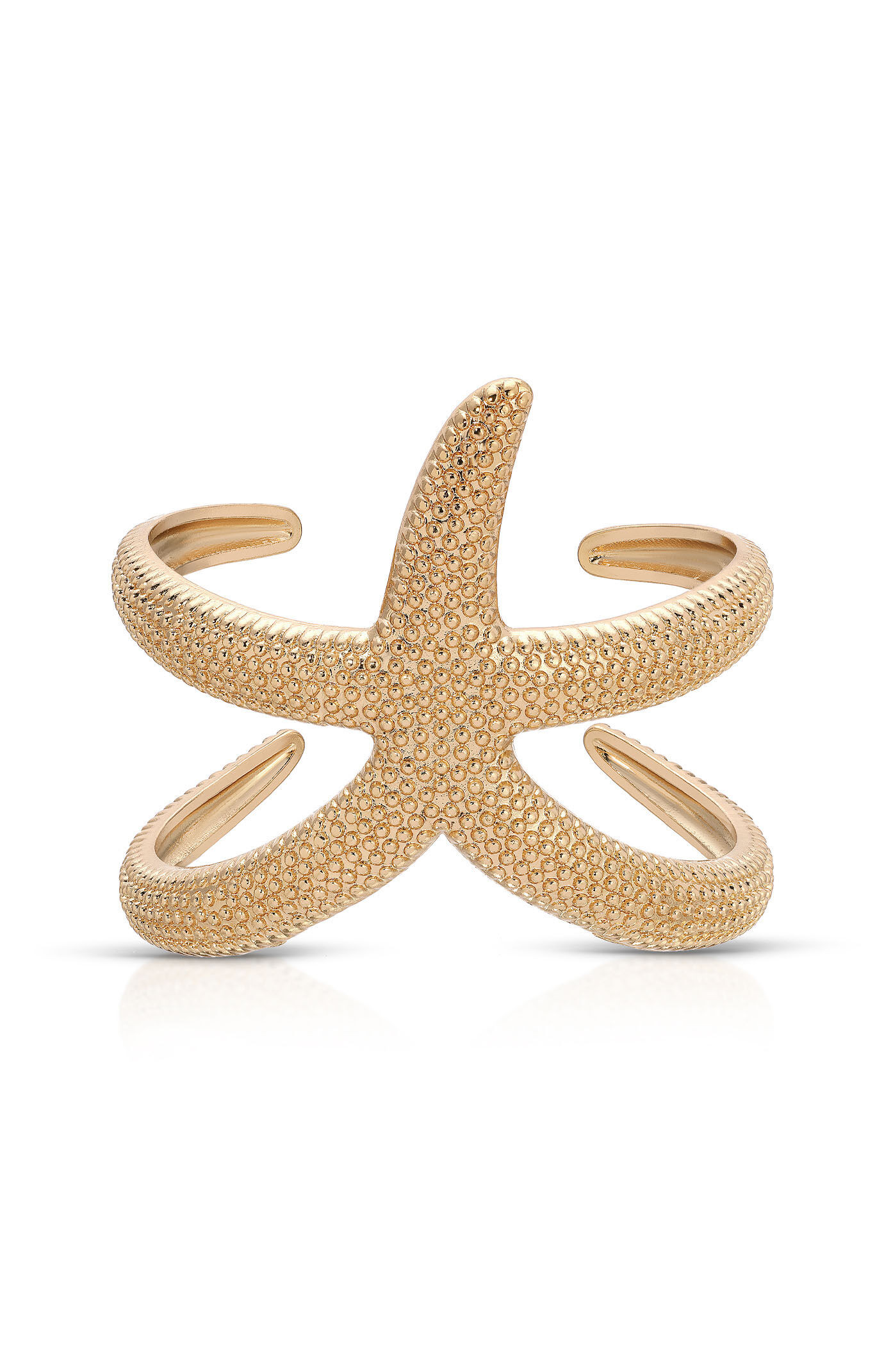 Ettika Starfish Hug Arm Cuff in Gold | PacSun