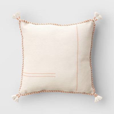 Minimal Stripe Outdoor Throw Pillow - Threshold™ | Target