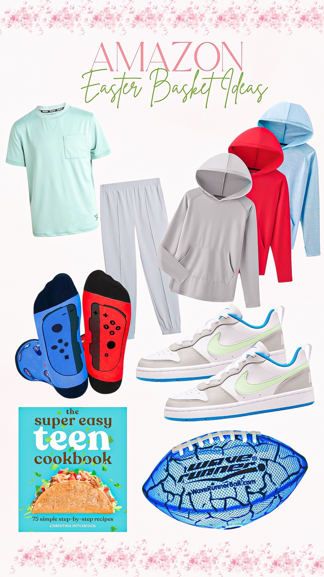 Amazon - Easter basket ideas 💚🐰

Teen boy gifts, Easter gift guide, teen fashion, glow in the dark football, teen cook book , teen outfit ideas 

#LTKKids #LTKStyleTip #LTKFindsUnder50