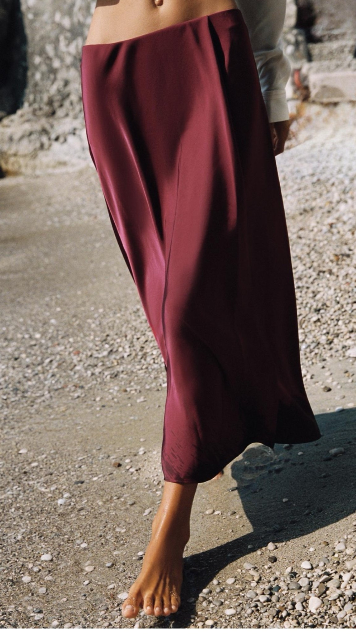 Zara's new £32.99 burgundy satin skirt is an autumn staple it looks so luxe, flattering and easy to wear

#LTKautumn #LTKFashionMonth