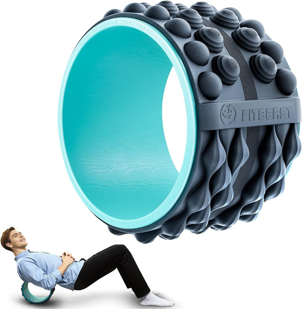 FitBeast Back Stretcher, Back Cracker & Back Roller, Back Pain Relief Product, Yoga Wheel, Foam R... | Amazon (US)