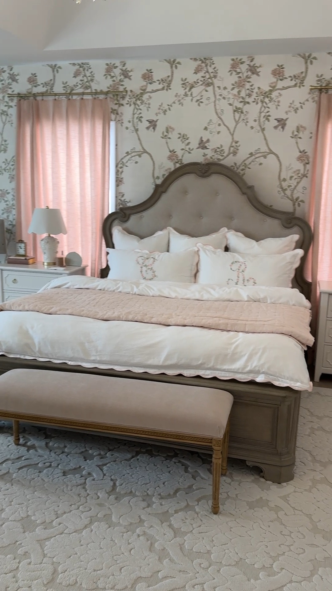 Primary bedroom decor! Love this chinoiserie wallpaper from @Etsy 🫶🏼 
@Wayfair @Pottery Barn @Marshalls @TJ Maxx

#LTKSeasonal #LTKHome #LTKSaleAlert