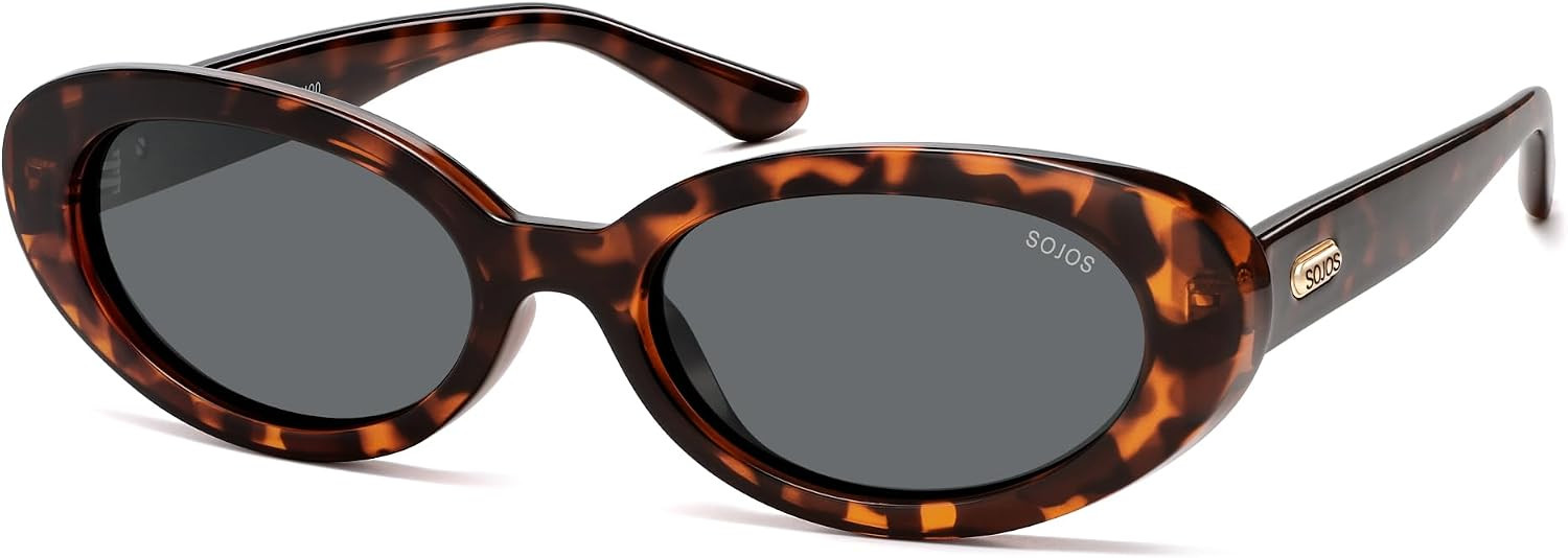 SOJOS TR90 Polarized Oval Sunglasses for Women Retro Shades SJ2735 | Amazon (US)