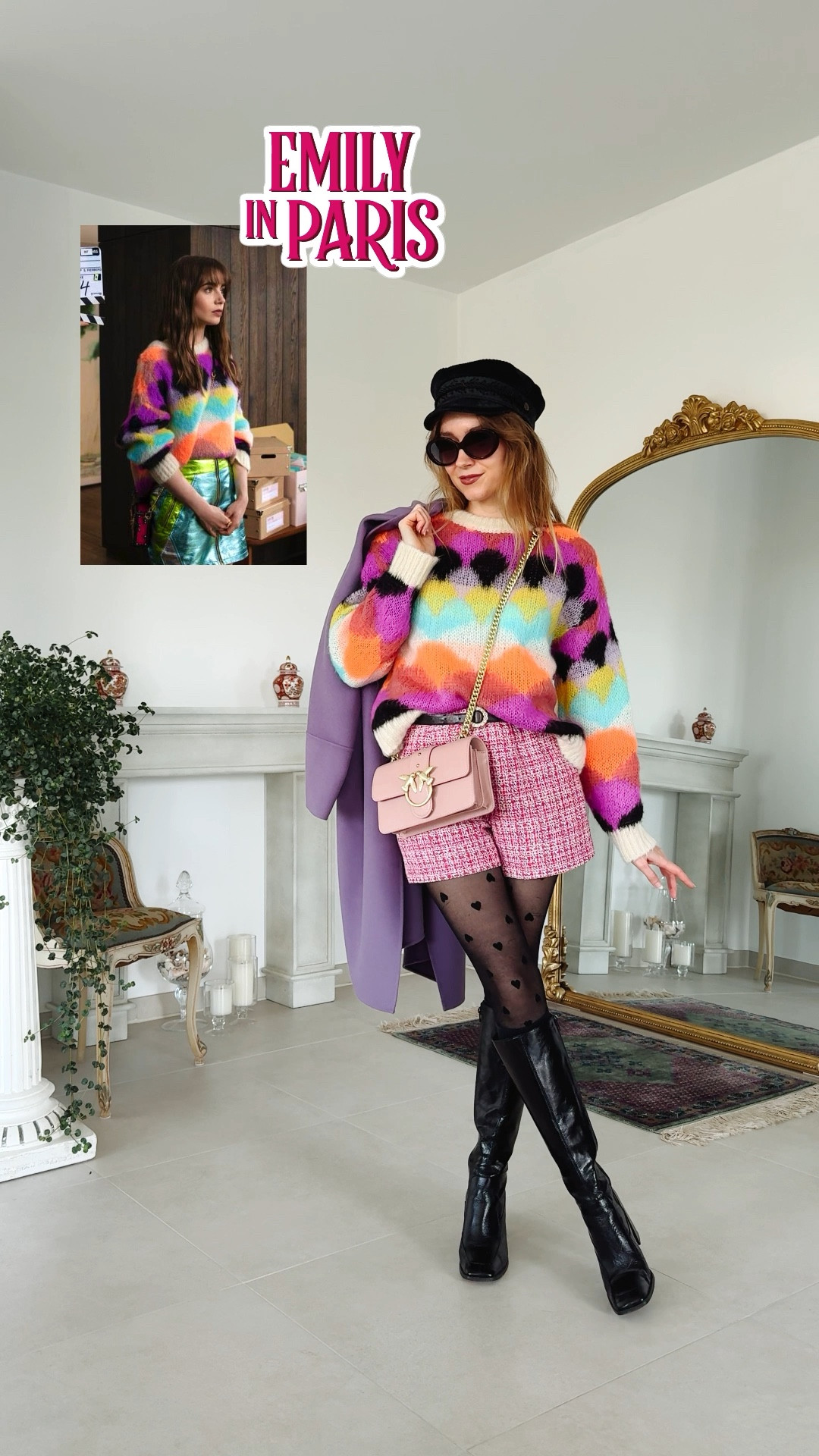 Colorful sweaters and jackets inspired by Emily in Paris 🌈 

#LTKStyleTip #LTKHoliday #LTKSeasonal