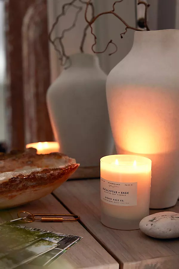 Sydney Hale Candle, Eucalyptus + Sage | Anthropologie (US)