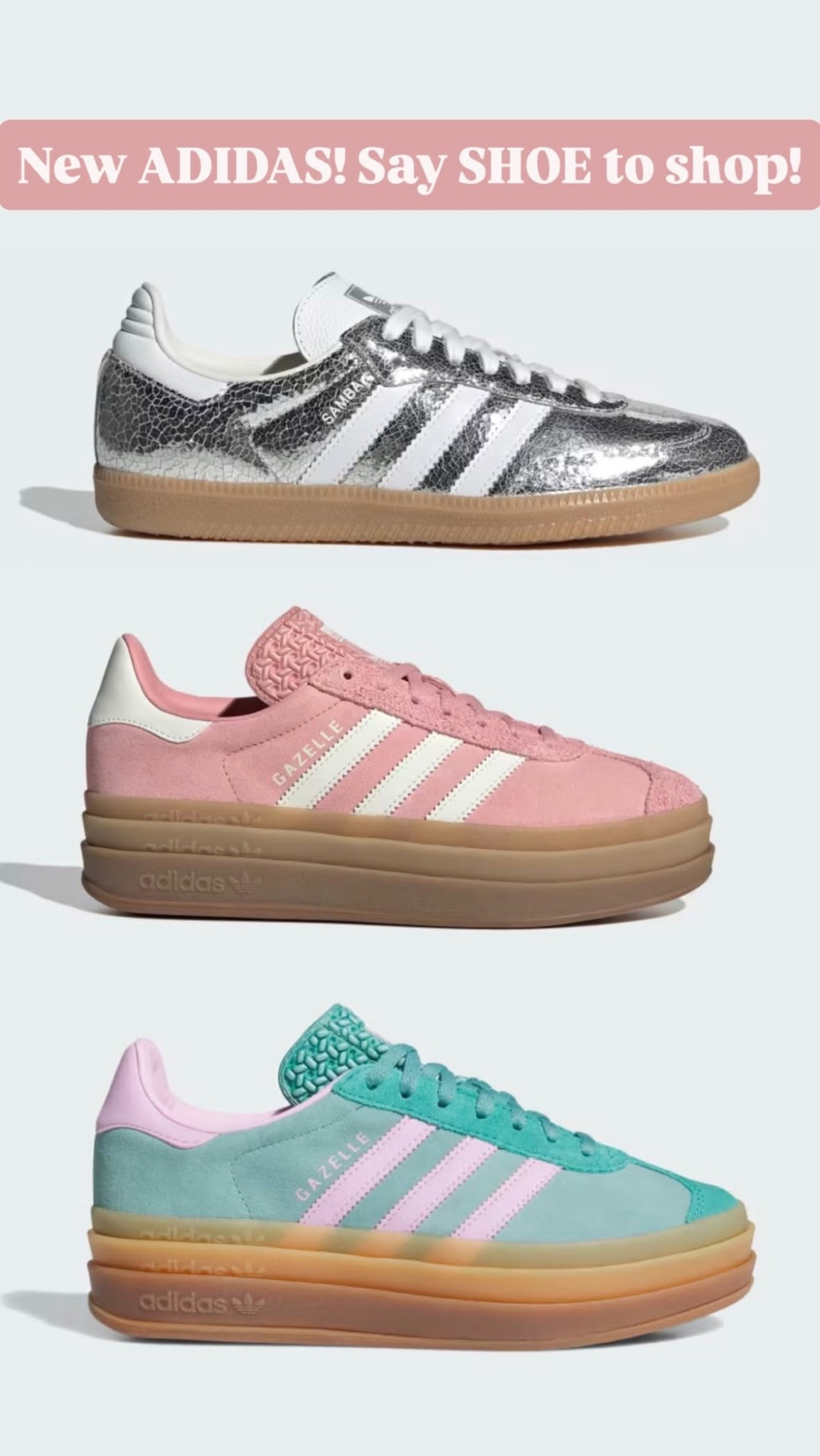 Adidas now and silver!! And my other two cute fun colors!

#LTKMidsize