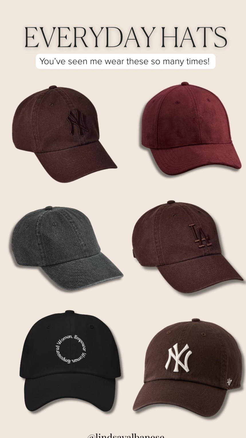 Easy everyday hats ✨



#LTKootd #LTKFindsUnder100 #LTKSaleAlert
