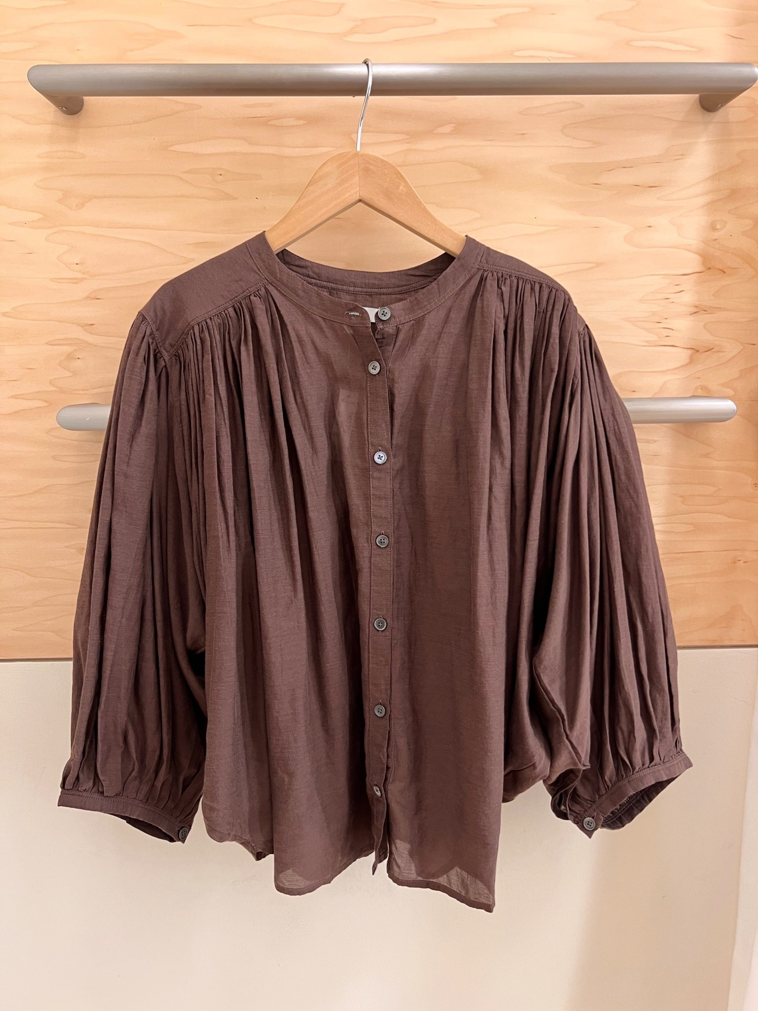 I popped into Madewell over the weekend and they have some really great pieces for fall. Love this balloon sleeve top! The chocolate brown color is so pretty, especially for fall! Great to wear with jeans or pants and perfect for workwear and everyday outfits. The material is so light and airy which makes it perfect for fall outfits in warmer climates. Available in navy and red too. Lots of beautiful bags and shoes for fall too. Linked some of my favorites below! 

#LTKWorkwear #LTKxMadewell #LTKFindsUnder100