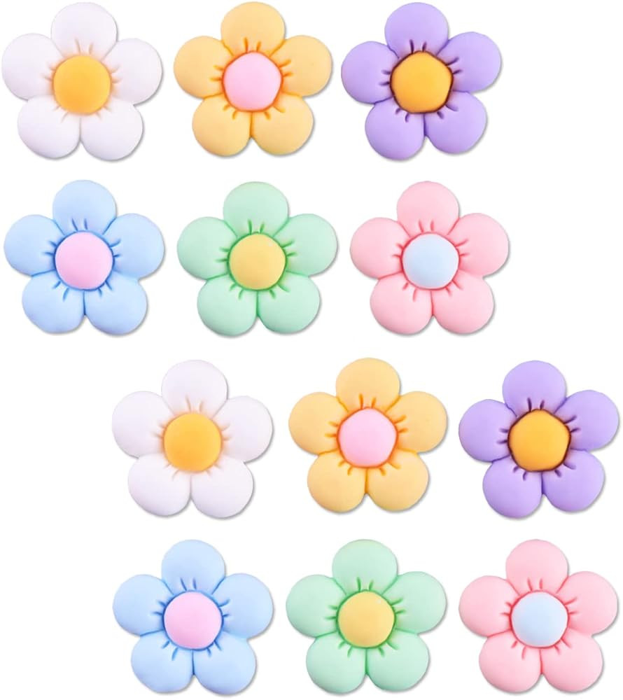 Cute Flower Shoe Charms For Clogs Pins Accessoris For Shoe Decoration Gifts | Amazon (US)