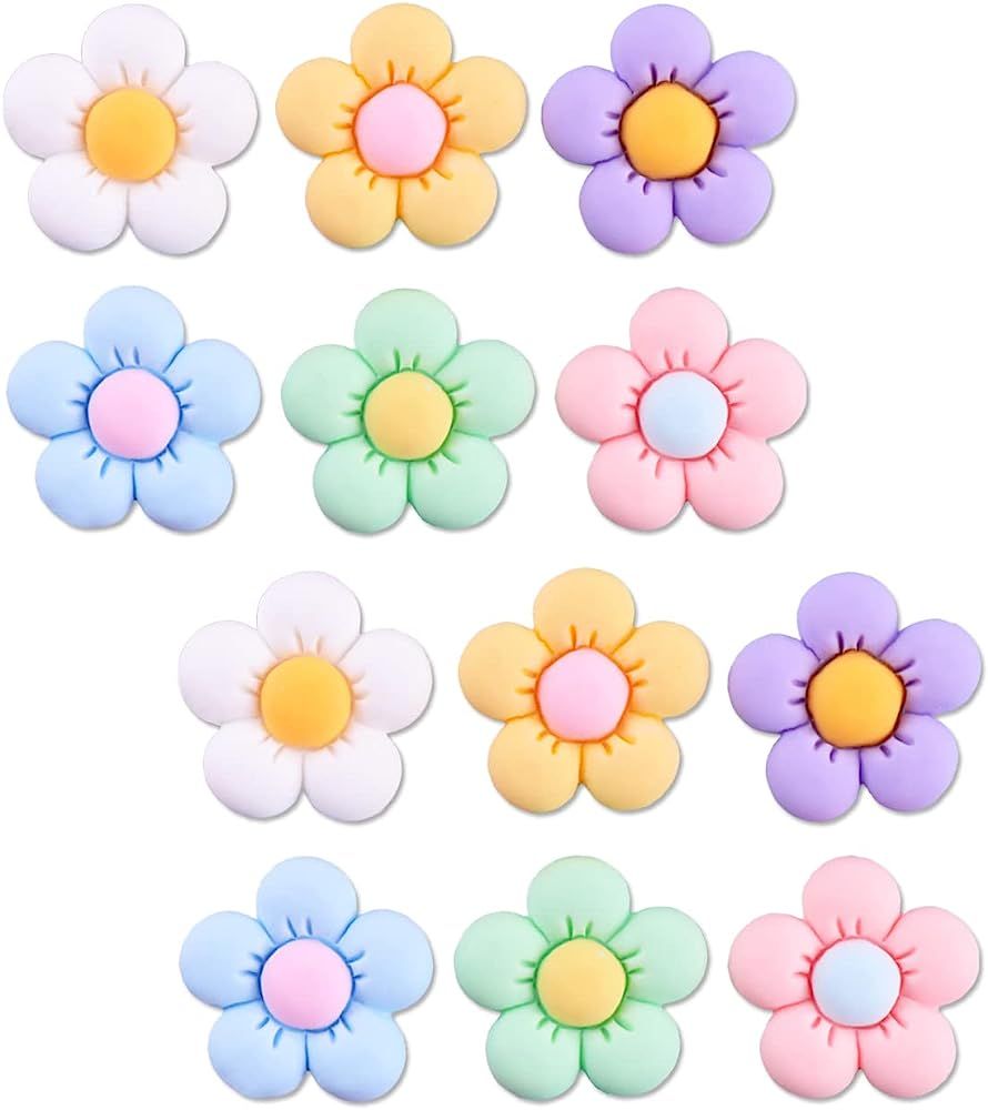 AD. Myhm Cute Flower Shoe Charms For Clogs Pins Accessoris For Shoe Decoration Gifts | Amazon (US)