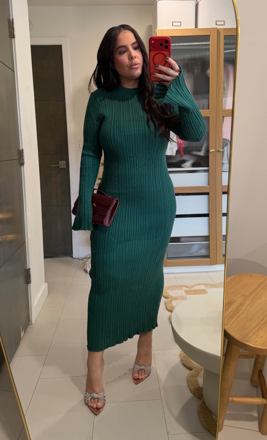 Last-minute holiday plans? Amazon always comes through 🎄✨ Affordable, flattering, and comfy — this green maxi is a win. 

Wearing size L

#LTKHoliday #LTKootd #LTKMidsize