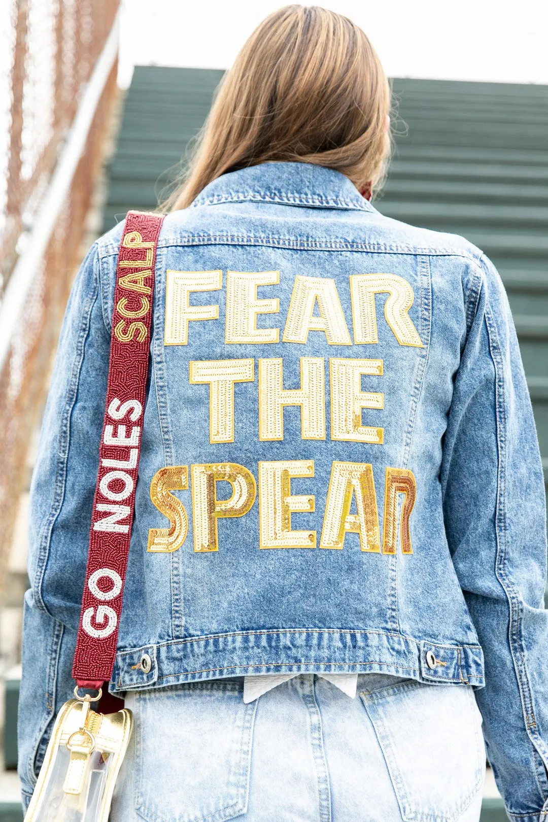 FSU Fear the Spear Custom Denim Jacket - Limited Release - Etsy | Etsy (US)