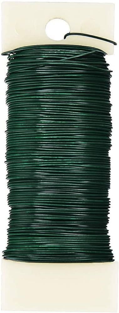 BEADNOVA Floral Wire 38 Yards Paddle Wire 22 Gauge Florist Wire Wreath Wire for Wreath Making Cra... | Amazon (US)