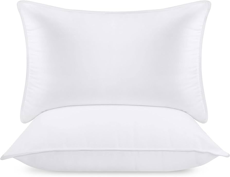Utopia Bedding Bed Pillows for Sleeping (White), Queen Size, Set of 2, Hotel Pillows, Cooling Pil... | Amazon (US)