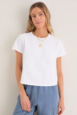 White Parker Classic Fit Tee | Tuckernuck (US)