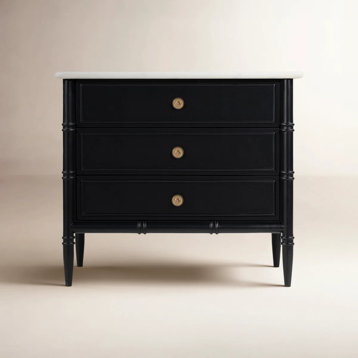 Berlin 34" W 3-Drawer Nightstand | Wayfair North America