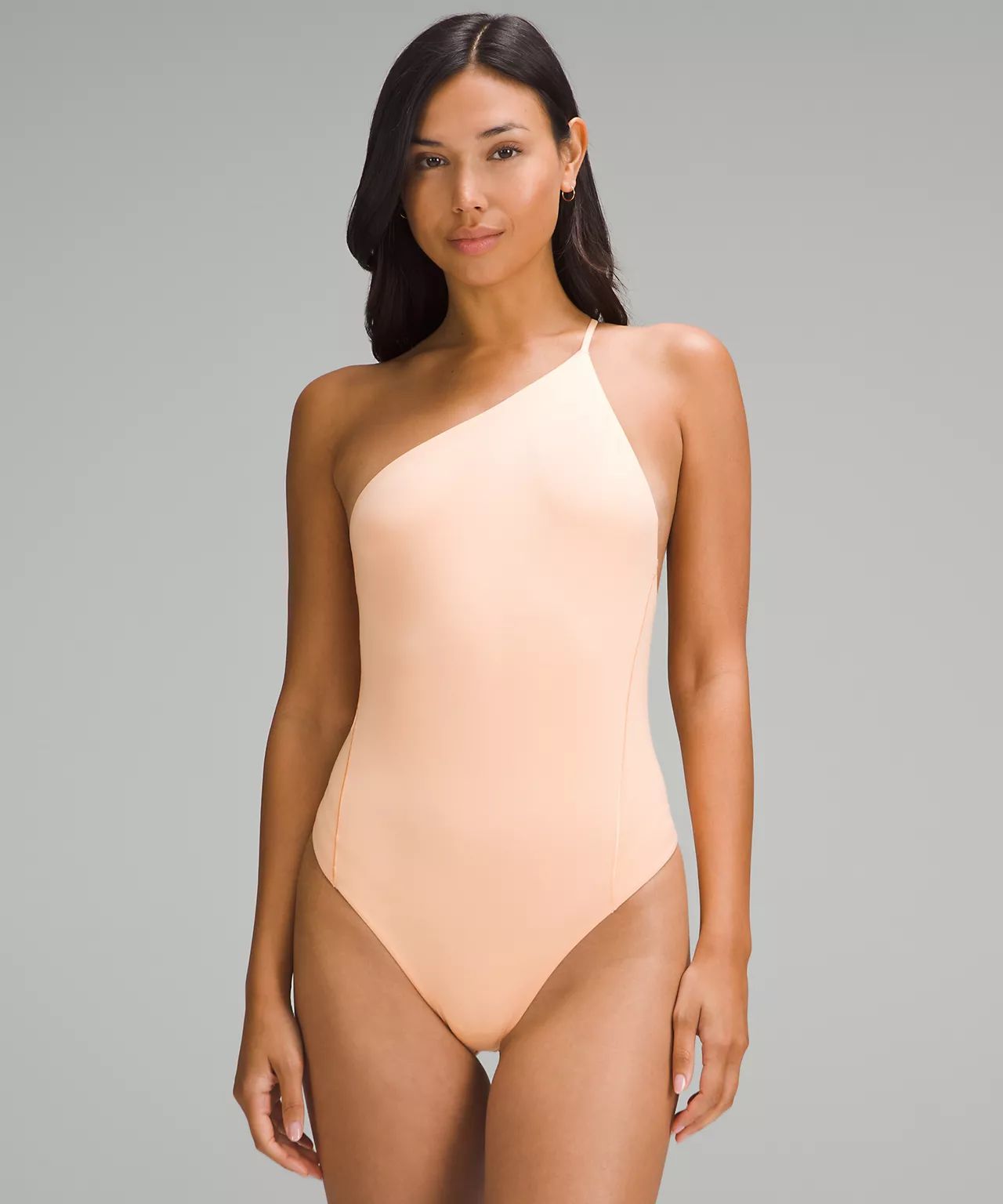 Wundermost Ultra-Soft Nulu One-Shoulder Spaghetti-Strap Bodysuit | Women's Bodysuits | lululemon | Lululemon (US)