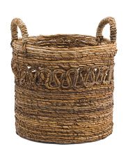 Medium Rockies Banana Leaf Basket | TJ Maxx