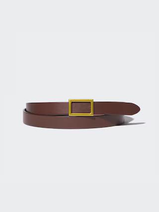 Women's Reversible Belt Dark Brown One UNIQLO US | UNIQLO (US)