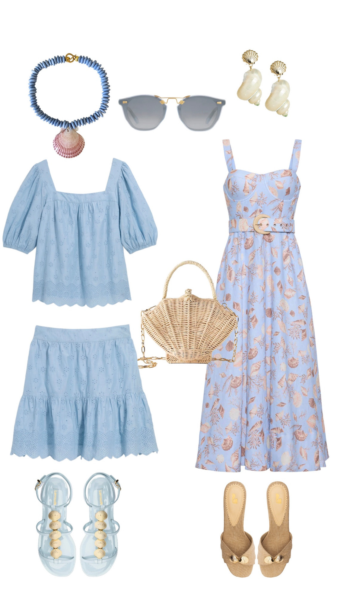 Day to night in blue hues 

#LTKTravel #LTKdayinmylife #LTKootd