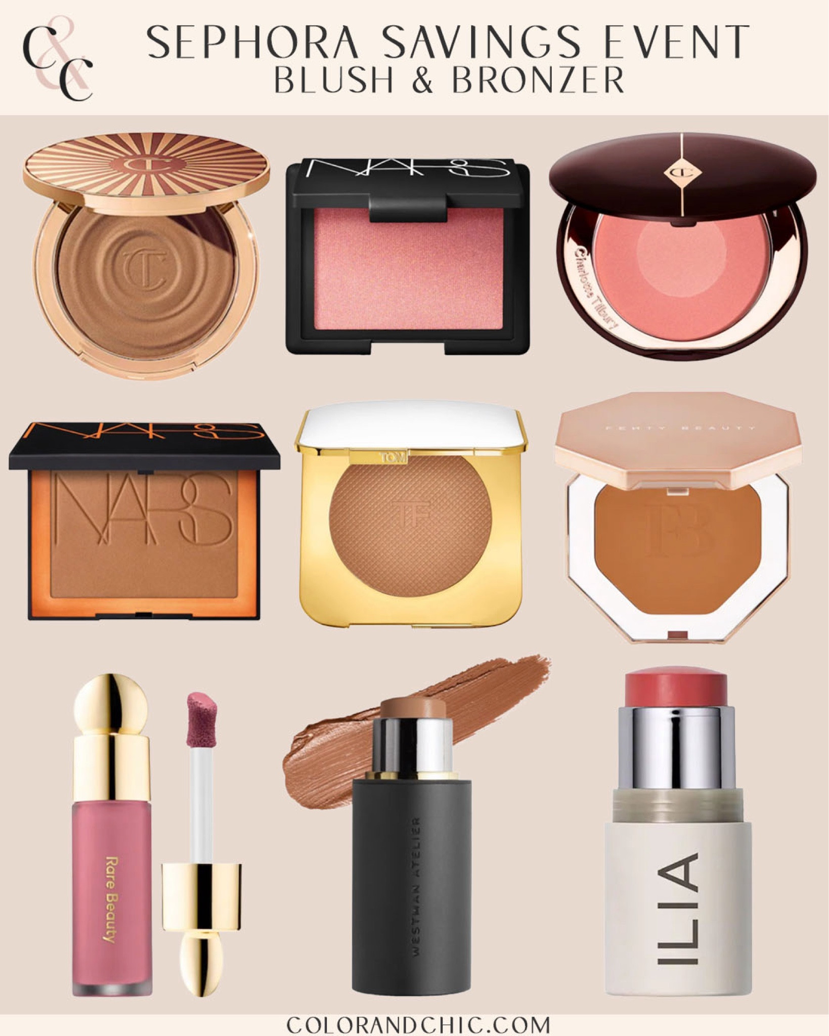 Sephora savings event with blush and bronzer that I love! 20% off for rouge members, 15% off for VIB, and 10% off for insiders 

#LTKSaleAlert #LTKBeauty